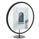 1012272-040 - INFINITY round picture frame, 13X18 black
