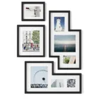 1015592-1106 - MINGLE 4 picture frames various sizes, black