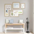 1015592-1104 - MINGLE 4 picture frames various sizes, natural