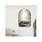 1017060-040 - HUB Arched mirror 61 x 91 cm, black