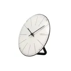 3506WI - Wall/Table Clock "Big Stripe M", Plastic, White, Ø 20 cm