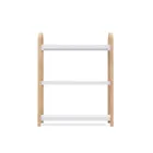 1016838-668 - BELLWOOD Freestanding shelf with 3 shelves, white/natural