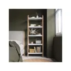 1016840-668 - BELLWOOD Freestanding shelf with 5 shelves, white/natural