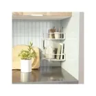 1018616-660 - CUBIKO corner shower tray set of 2, white