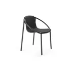 1018223-040 - RINGO organically shaped chair, black