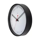 7358 - Wall Clock "Sweden", Plastic, Black/White, 30 cm