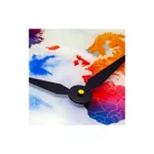 8187 - Wall Clock "Colorful World", Glass, Multicolor, 43 cm