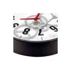 3259WI - Wanduhr "Modern Gear Clock", Kunststoff, Weiß, 36 cm