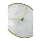 5222WI - Table/Wall clock "Marble", glass/metal, 20 cm