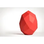 DRACHEN-EI_ZIEGELROT - Craft kit dragon egg brick red