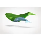 WALSCHULE SMARAGDGRÜN - WALSCHULE_SMARAGDGRÜN - Craft kit whale school emerald green