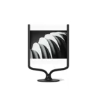 1020820-040 - Wishbone Bilderrahmen für Fotogrößen 10 x 15 und 13 x 18 cm, schwarz