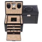 81.107.010443 - Jewellery box Maxima new classic black leather