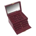 77.301.010101 - Lena acuro bordeaux leather jewellery box