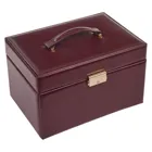 77.301.010101 - Lena acuro bordeaux leather jewellery box
