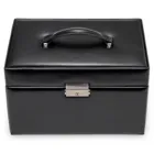 72.107.010443 - Jewellery box Jasmin new classic black leather