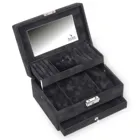 15.503.040404 - Jewellery box Carola crystalo black