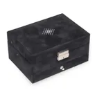 15.503.040404 - Jewellery box Carola crystalo black