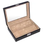 2126.010443 - Pocket watch case new classic black leather