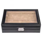 2126.010443 - Pocket watch case new classic black leather