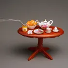 001.821/3 - Tisch "Frühstück", Miniatur