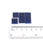 001.507/8 - Miniwandfliese, blau, 6 Stück, Miniatur