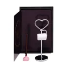 001.722/6 - Toilet paper dispenser "heart", miniature